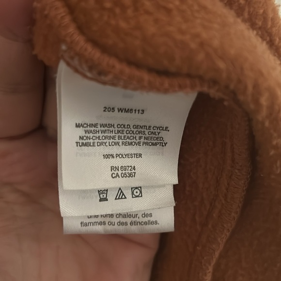 Columbia Men’s Fleece Orange XL - Picture 6 of 8